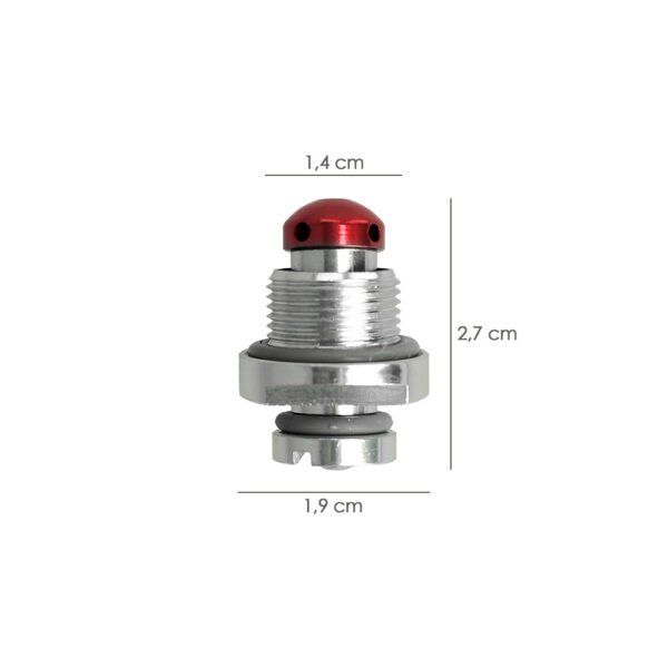 Valvula De Seguridad Compatible Con Olla A Presión Súper Rápida Magefesa Nova, Nova Pro, Prisma y Astra, Recambio oficial - Imagen 2