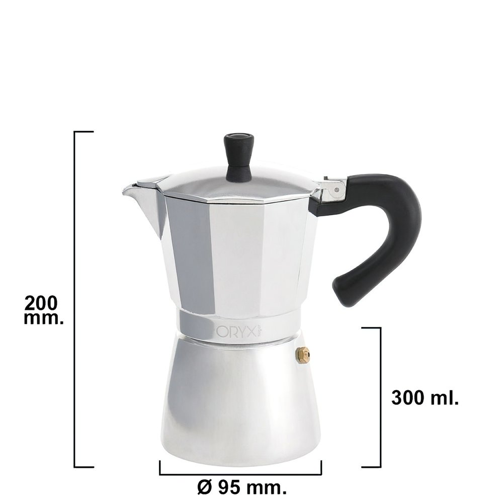 Cafetera Inducción Aluminio 6 Tazas (300 Ml.) - Imagen 5