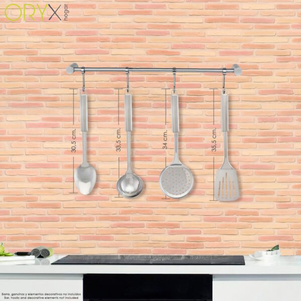 Rasera Cocina Acero Inoxidable 7,5 x 35,5 (Alt.) cm. - Imagen 3