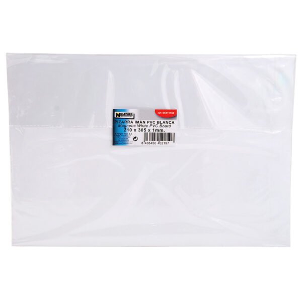 Pizarra Iman Pvc Blanca 210x305x1 mm. - Imagen 3