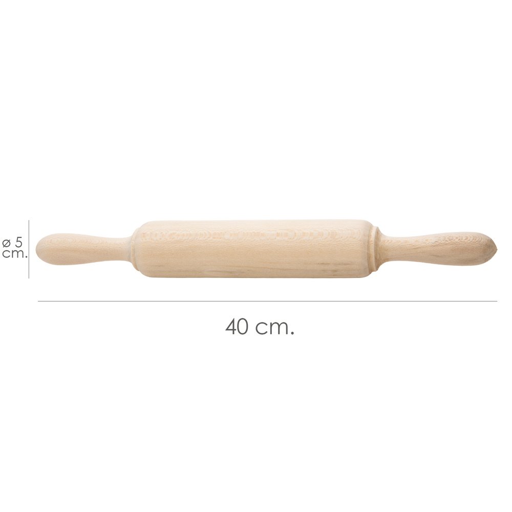 Rodillo Amasar Madera Oryx 40 cm. - Imagen 2
