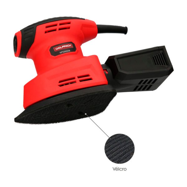 Lijadora Wolfpack Delta 220 Watt. Lijadora Mouse Multifunción. Decapado, Lijado, Eliminar Oxido, etc. - Imagen 4