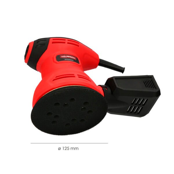 Lijadora Wolfpack Orbital 240 Watt. Lijadora Multifunción. Decapado, Lijado, Eliminar Oxido, Disco Ø 125 mm. - Imagen 5