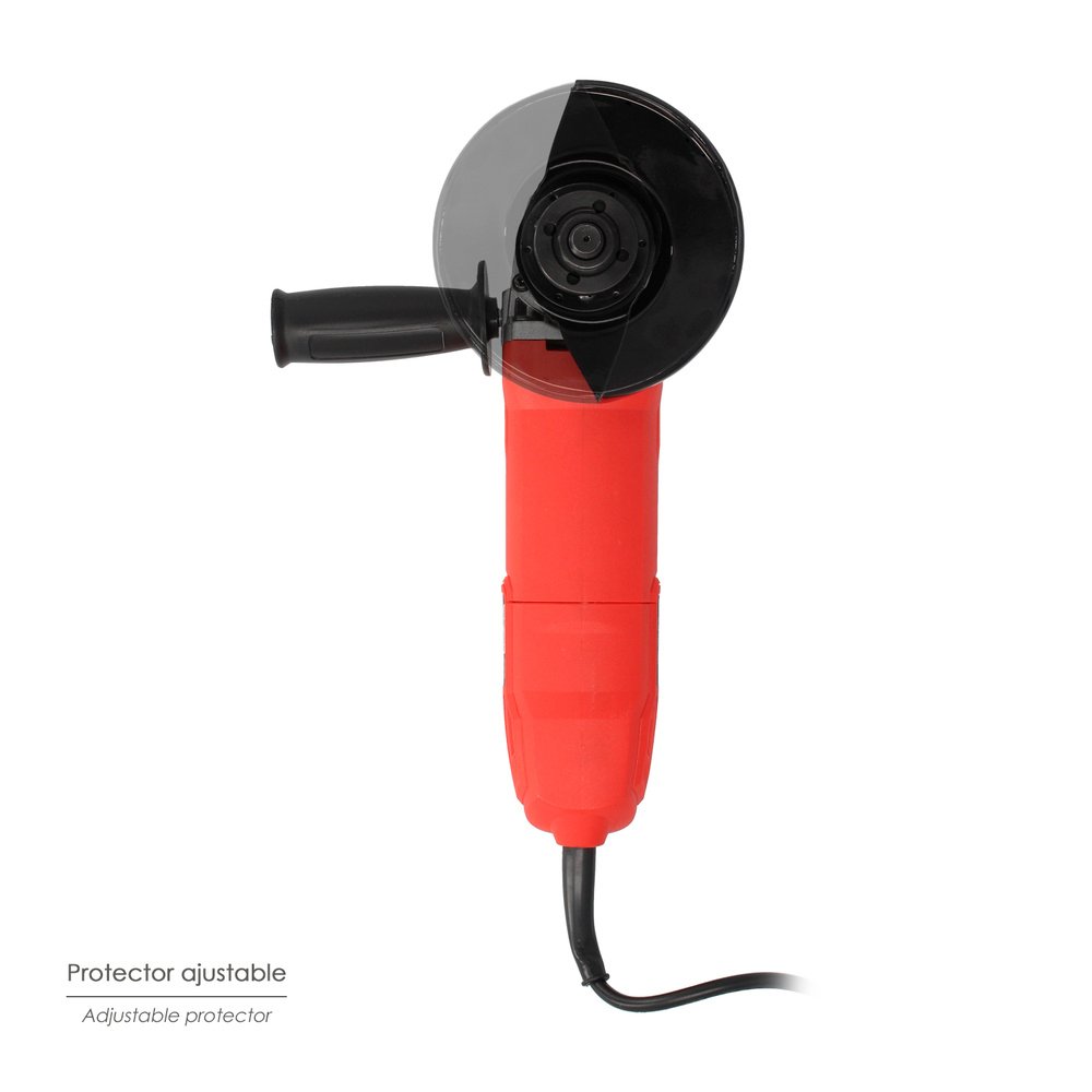 Amoladora Angular 710 Watt. Disco Ø 115 mm. 11.000 R.P.M. Mango 2 Posiciones Eje M14 Protector Disco Ajustable - Imagen 5