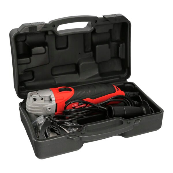 Herramienta Multifuncion Oscilante 300 Watt. Con Accesorios 23.000 R.P.M. Variador Velocidad, Cambio Rapido Hoja, Cortar, Lijar - Imagen 8