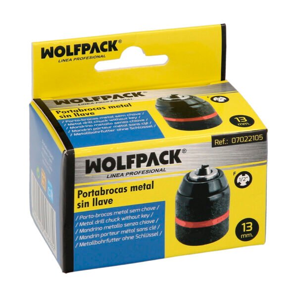 Portabrocas Sin Llave Metalico 1/2" Hembra. Brocas Hasta Ø 13 mm. Mandril taladro - Imagen 4