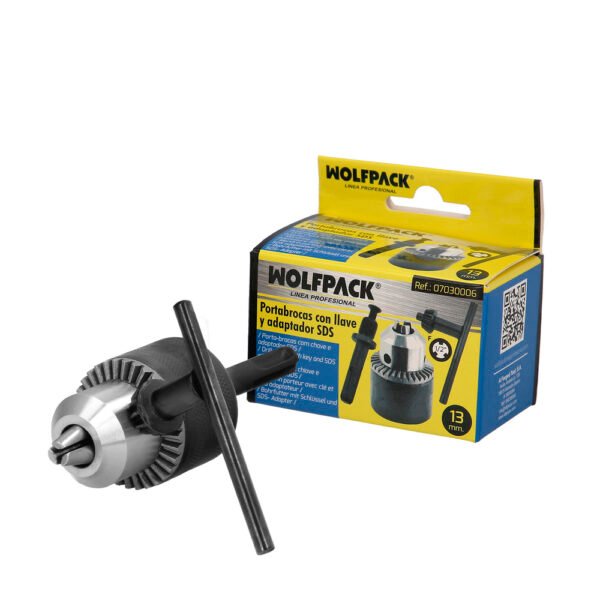 Adaptador Martillo SDS Plus A Portabrocas Ø 13 mm.mm. porta Brocas Con Llave, Adaptador Sds, Sds A Brocas - Imagen 2