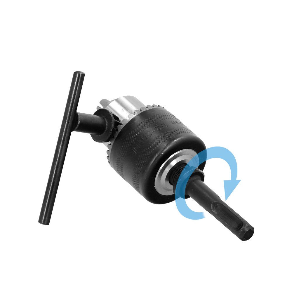Adaptador Martillo SDS Plus A Portabrocas Ø 13 mm.mm. porta Brocas Con Llave, Adaptador Sds, Sds A Brocas - Imagen 5