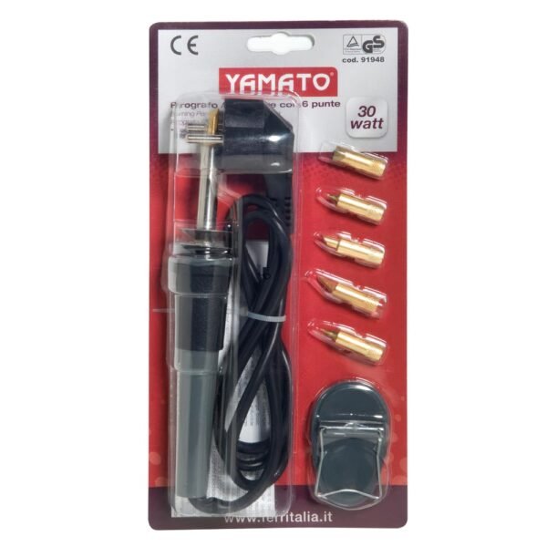 Soldador Yamato 30 W. con 6 Puntas (Grabador) - Imagen 2