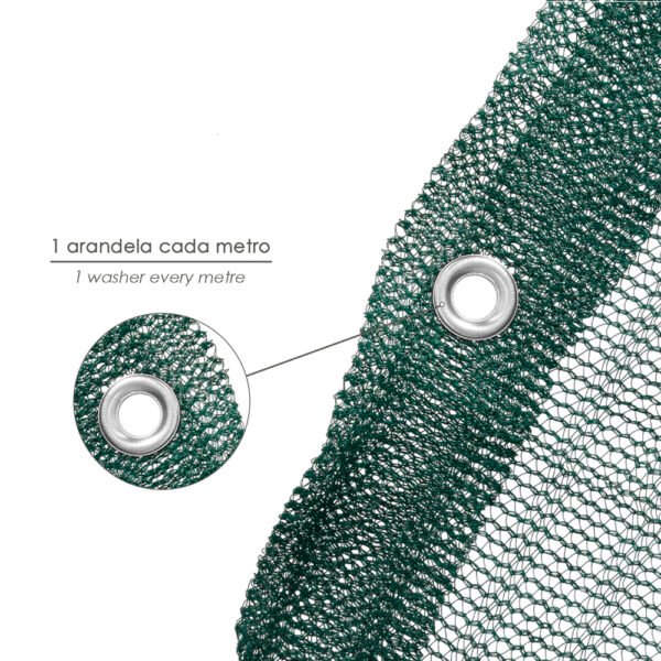 Mantas Aceituna 8 x 12 Metros. Multiusos 100% Hdpe Gramaje 90 Gr/m2. Reforzada, Con Ojales, Mantos Aceituna, Fardos Aceituna, - Imagen 4
