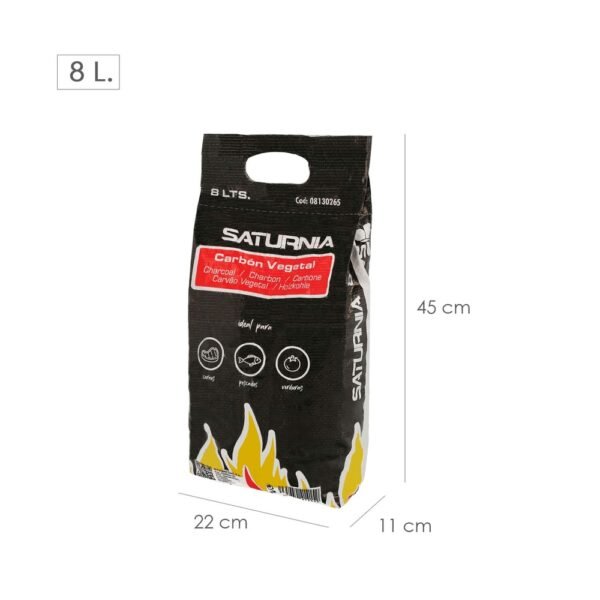 Bolsa Carbon Vegetal    8 Litros - Imagen 2