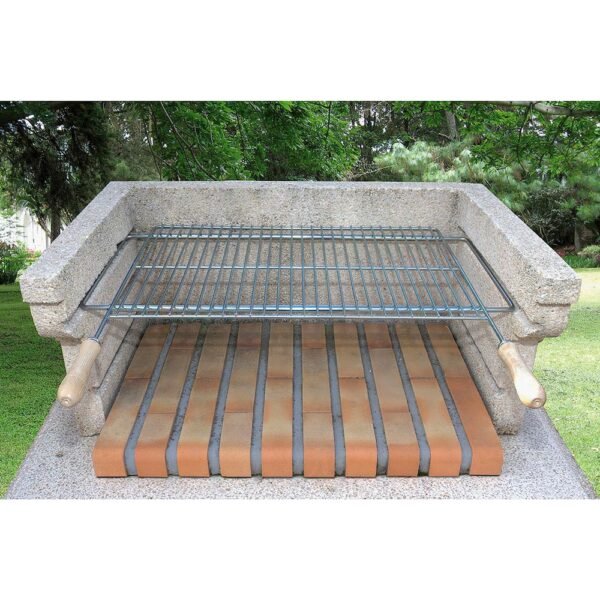 Parrilla Barbacoa Extensible 60/70x40cm Zincada - Imagen 3