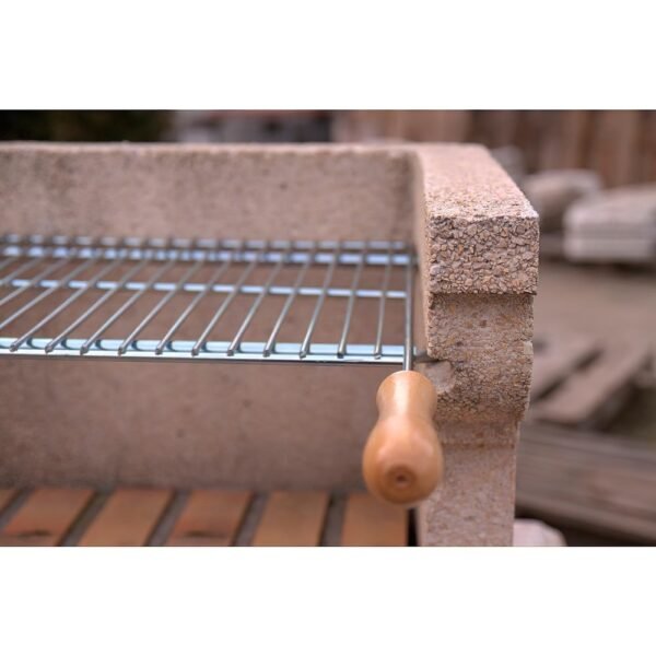 Parrilla Barbacoa Extensible 60/70x40cm Zincada - Imagen 5