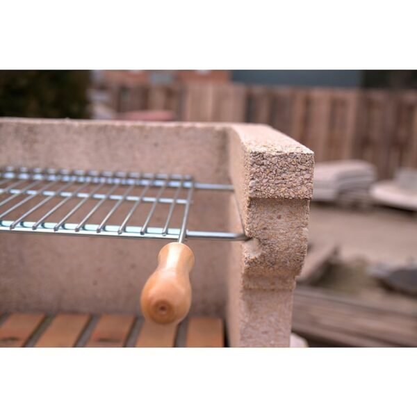 Parrilla Barbacoa Extensible 60/70x40cm Zincada - Imagen 6