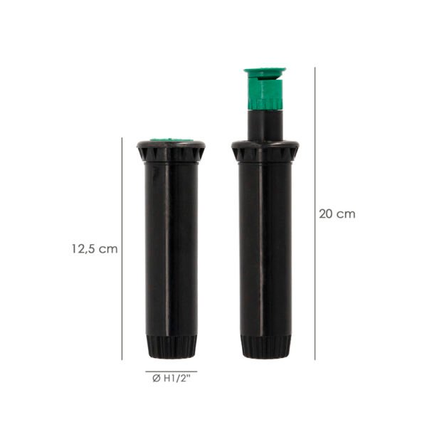 Difusor Emergente 3" Para GoteosToma H 1/2" Regulación 0-360º. Riego Por Goteo, Microaspersión, Riego Por Nebulizacion - Imagen 2