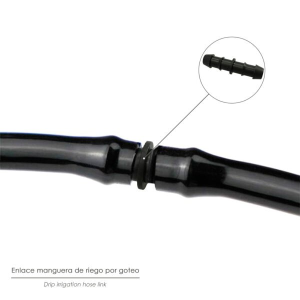 Enlace Simple Para Tuberias Goteo Ø 16 mm. (Bolsa 100 Piezas) Riego Por Goteo, Microaspersión, Riego Por Nebulizacion - Imagen 5