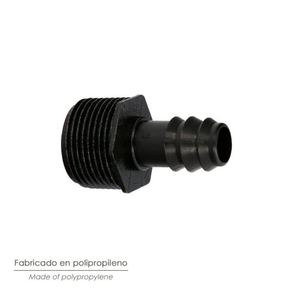 Union Rosca Macho 3/4" A Toma Para Tuberias Goteo Ø 16 mm. (Bolsa 100 uds) Riego Por Goteo, Microaspersión, Riego Nebulizacion - Imagen 4