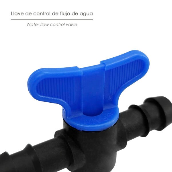 Llave De Paso Extra Para Tuberias Goteo Ø 16 mm. (Bolsa 50 Piezas) Riego Por Goteo, Microaspersión, Riego Por Nebulizacion - Imagen 4