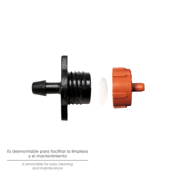 Gotero Autocompensante 4 Litros / Hora Desmontable Para Riego Por Goteo (Bolsa 200 Piezas) Riego Por Goteo, Microaspersión, - Imagen 3
