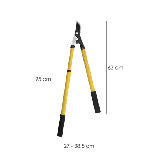 Tijeras Podar Profesional Acero Telescópica 2 Manos - Imagen 2