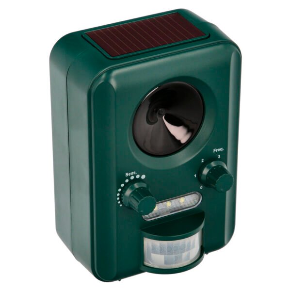 Ahuyentador Ultrasonidos Animales Funcionamiento Solar / Usb. Ahuyenta Roedores, Ratones, Gatos, Perros, Aves, Pajaros, Etc