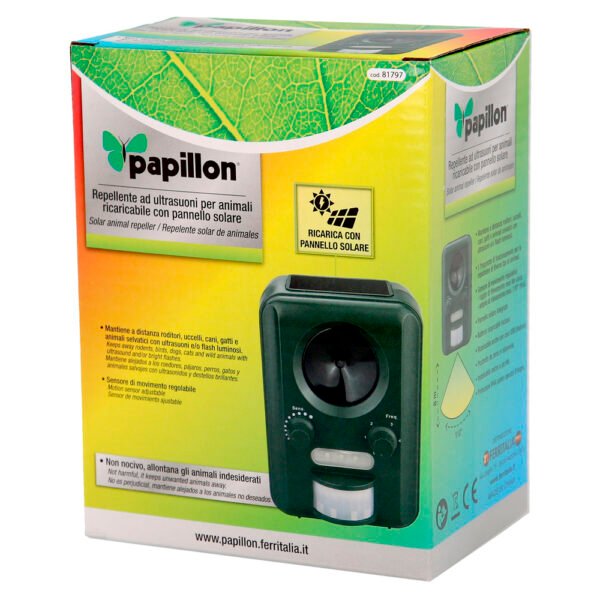 Ahuyentador Ultrasonidos Animales Funcionamiento Solar / Usb. Ahuyenta Roedores, Ratones, Gatos, Perros, Aves, Pajaros, Etc - Imagen 5