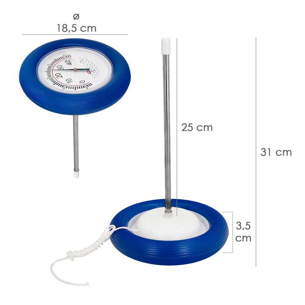 Termometro Flotante Boya Para Piscinas Ø 18,5 cm. - Imagen 2