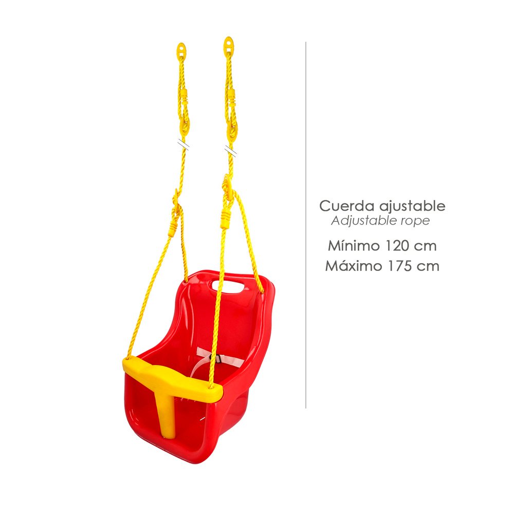Columpio Jardin Asiento Bebe 38x25x52 cm. - Imagen 2