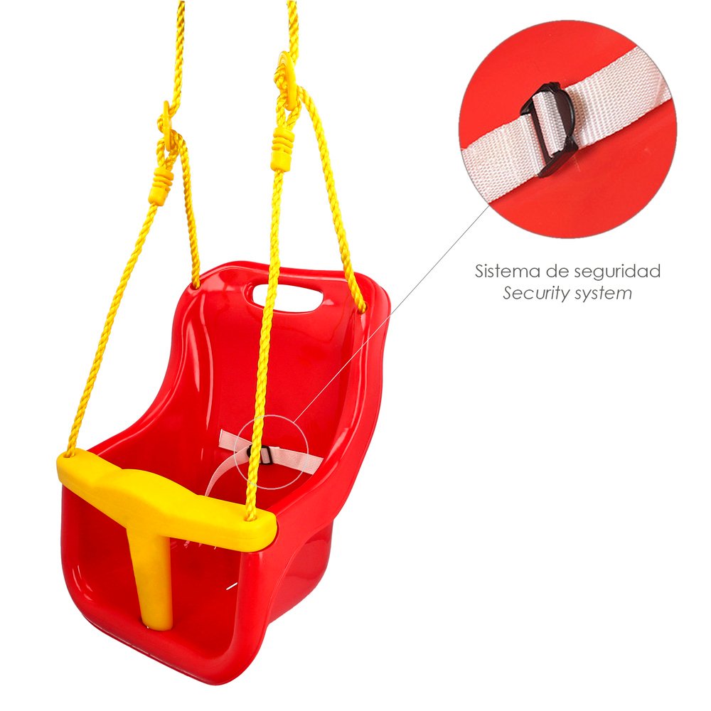 Columpio Jardin Asiento Bebe 38x25x52 cm. - Imagen 5