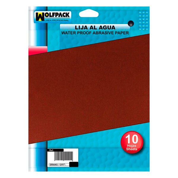 Lija Agua Grano 150 (Pack 10 Pliegos)