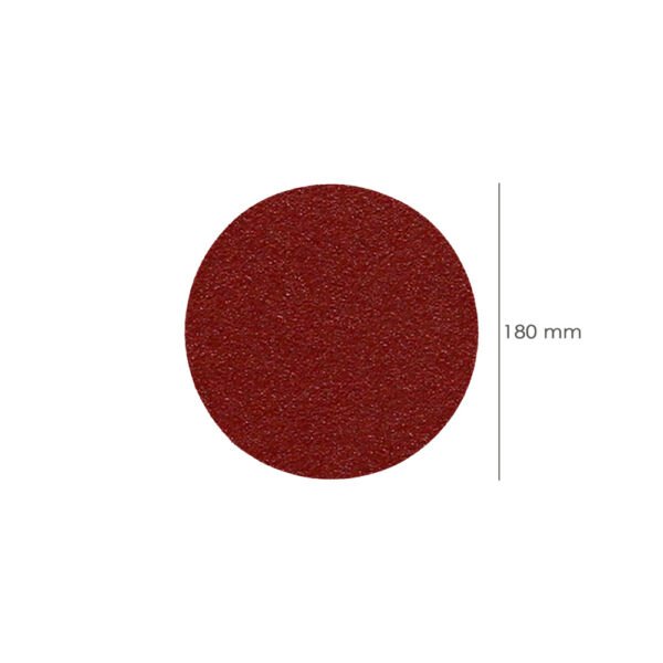 Lija Recambio Velcro Amoladora Ø 180 mm. Grano  40 (10 Piezas) - Imagen 2