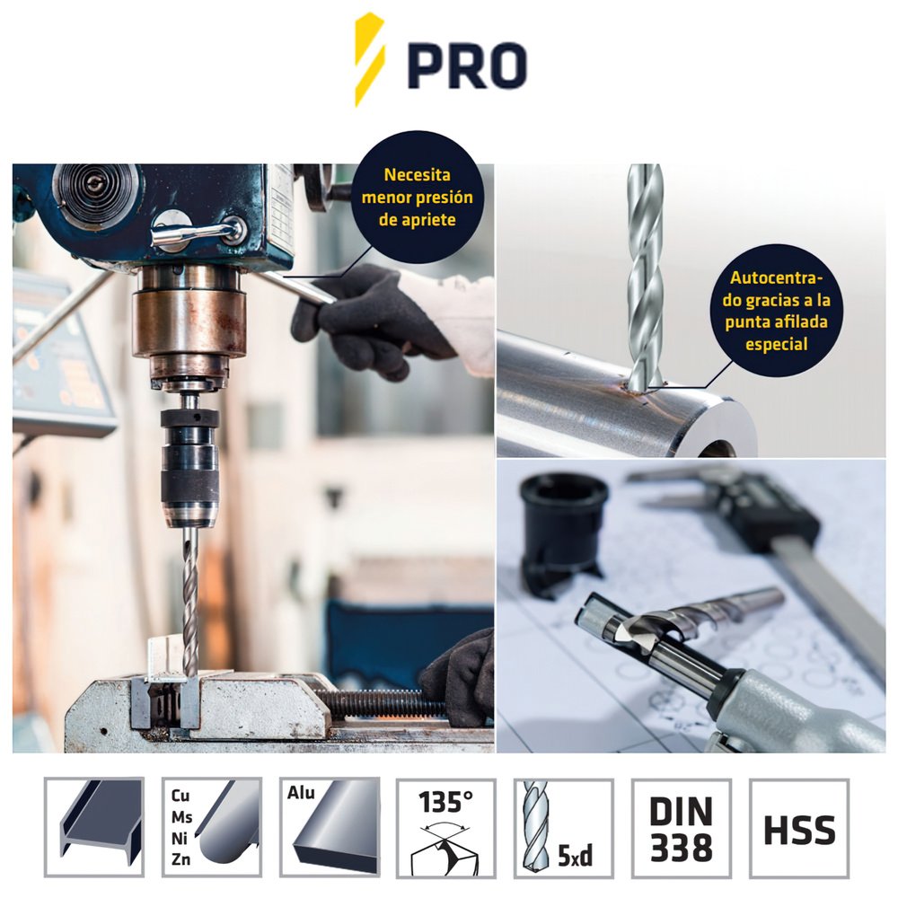 Broca Alpen Hss Pro   8,00 mm. - Imagen 3