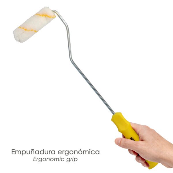 Rodillo Poliamida Pintura Paredes y Techos Esmalte Acrilico Ancho 100 mm. Rodillo Pintar, Rodillo Pintura, Rodillo Esmalte, - Imagen 4