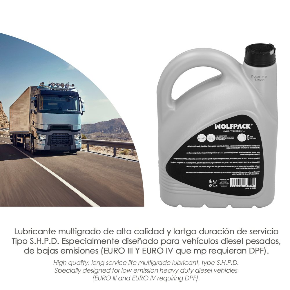 Aceite Lubricante 15w40 Vehículos Pesados 5 Litros. - Imagen 3