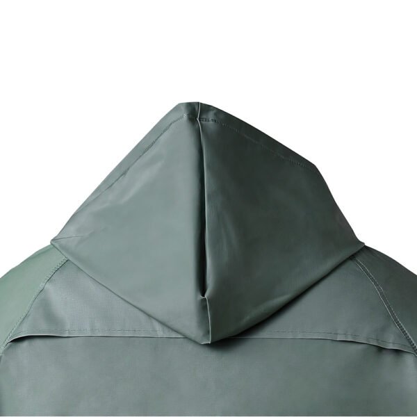 Traje de Agua Impermeable Verde Pvc         Talla 6-M - Imagen 4