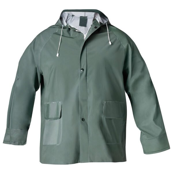 Traje de Agua Impermeable Verde Pvc         Talla 7-L - Imagen 2