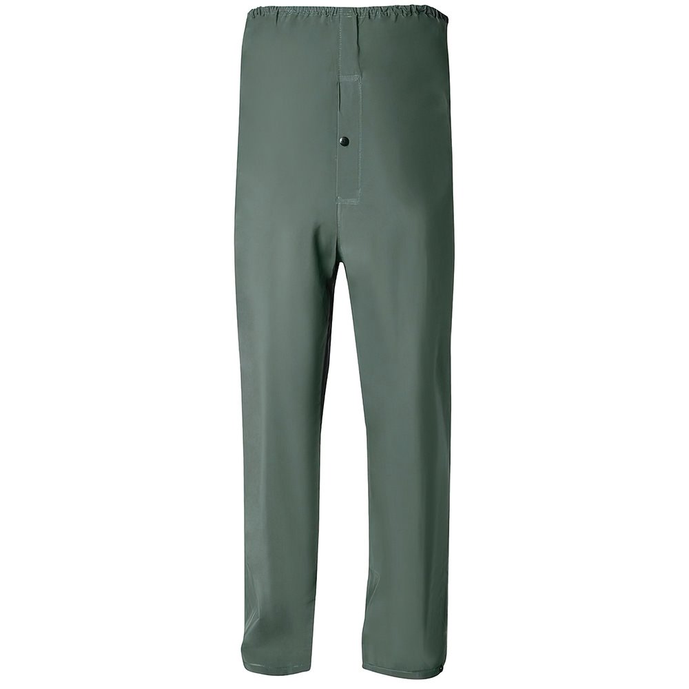 Traje de Agua Impermeable Verde Pvc         Talla 7-L - Imagen 3