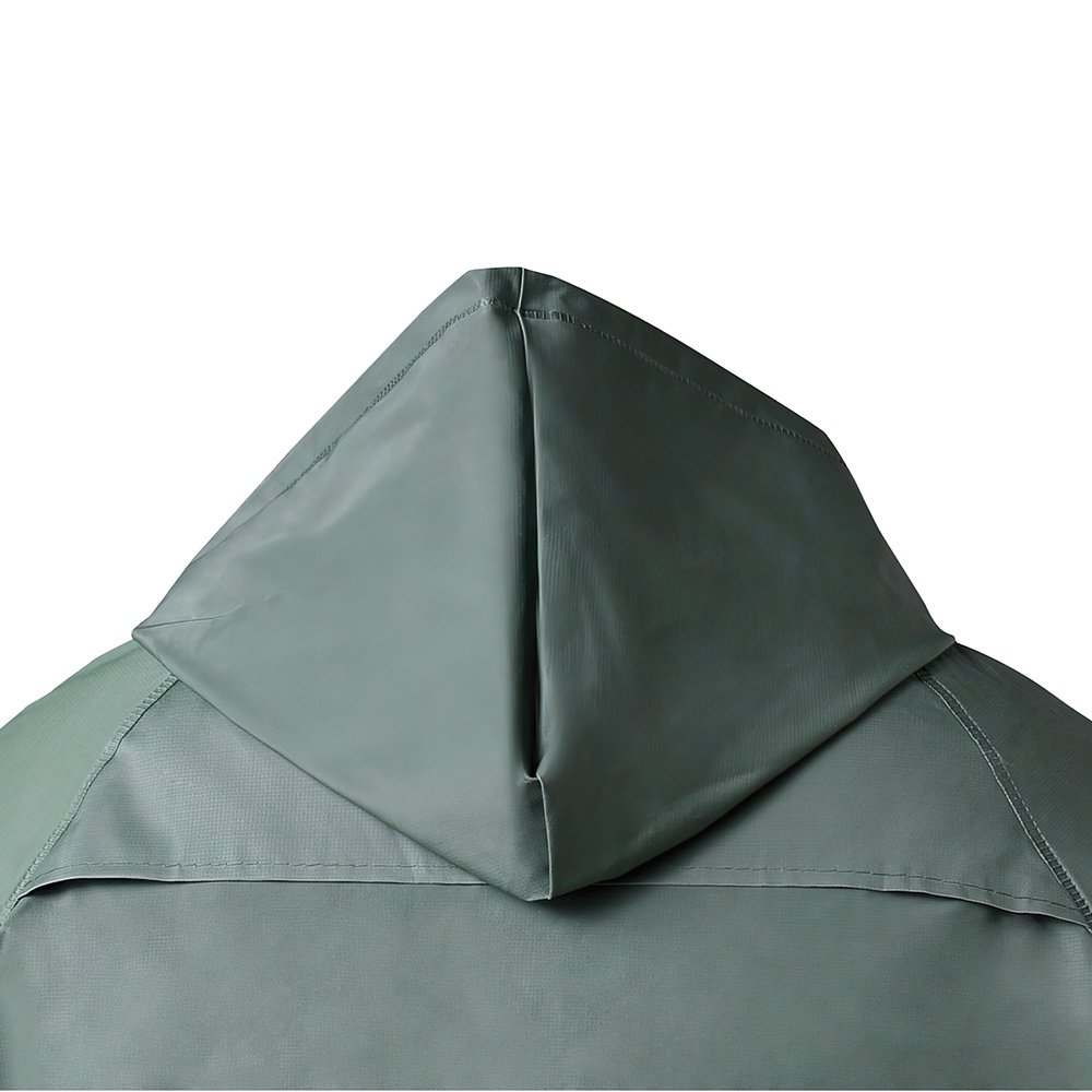 Traje de Agua Impermeable Verde Pvc         Talla 7-L - Imagen 4