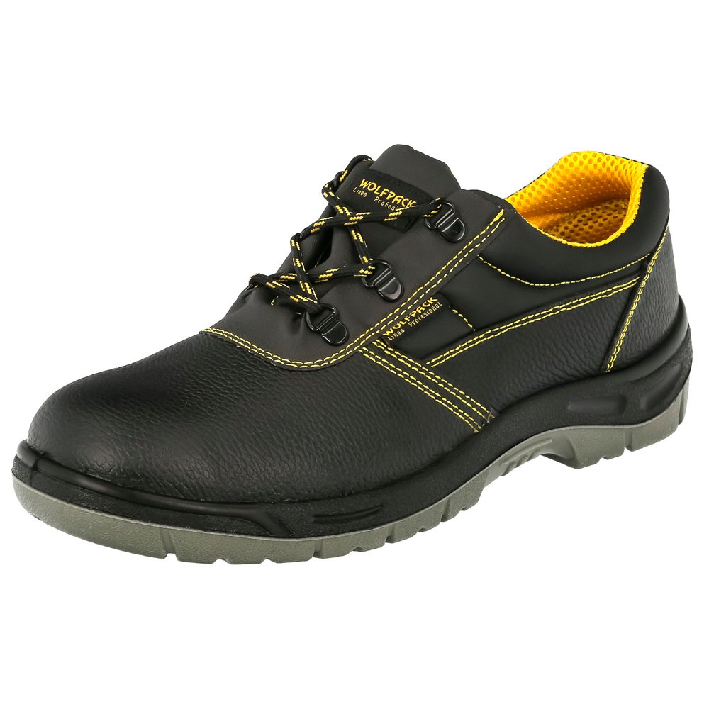 Zapatos Seguridad S3 Piel Negra Wolfpack - Imagen 2