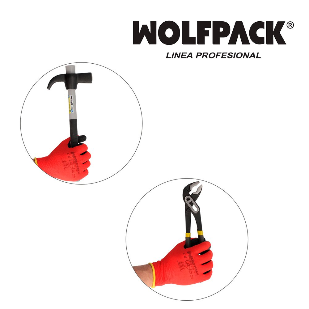 Guantes Latex / Nylon Gripflex Talla  7" (Par) - Imagen 3