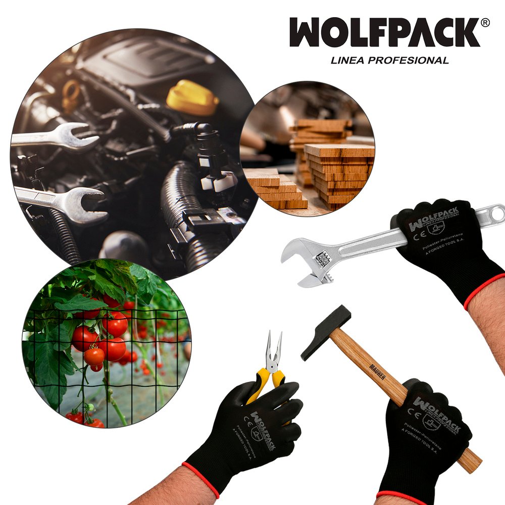 Guantes Poliuretano / Poliester Impregnado  7" (Par) - Imagen 3