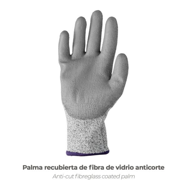 Guantes Anticorte Fibra De Vidrio Talla 11" - Imagen 2