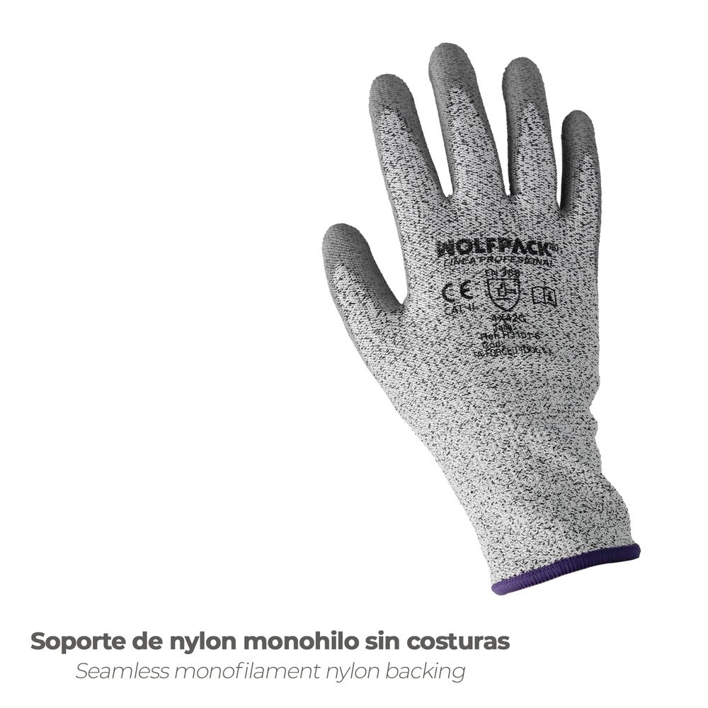 Guantes Anticorte Fibra De Vidrio Talla 11" - Imagen 3