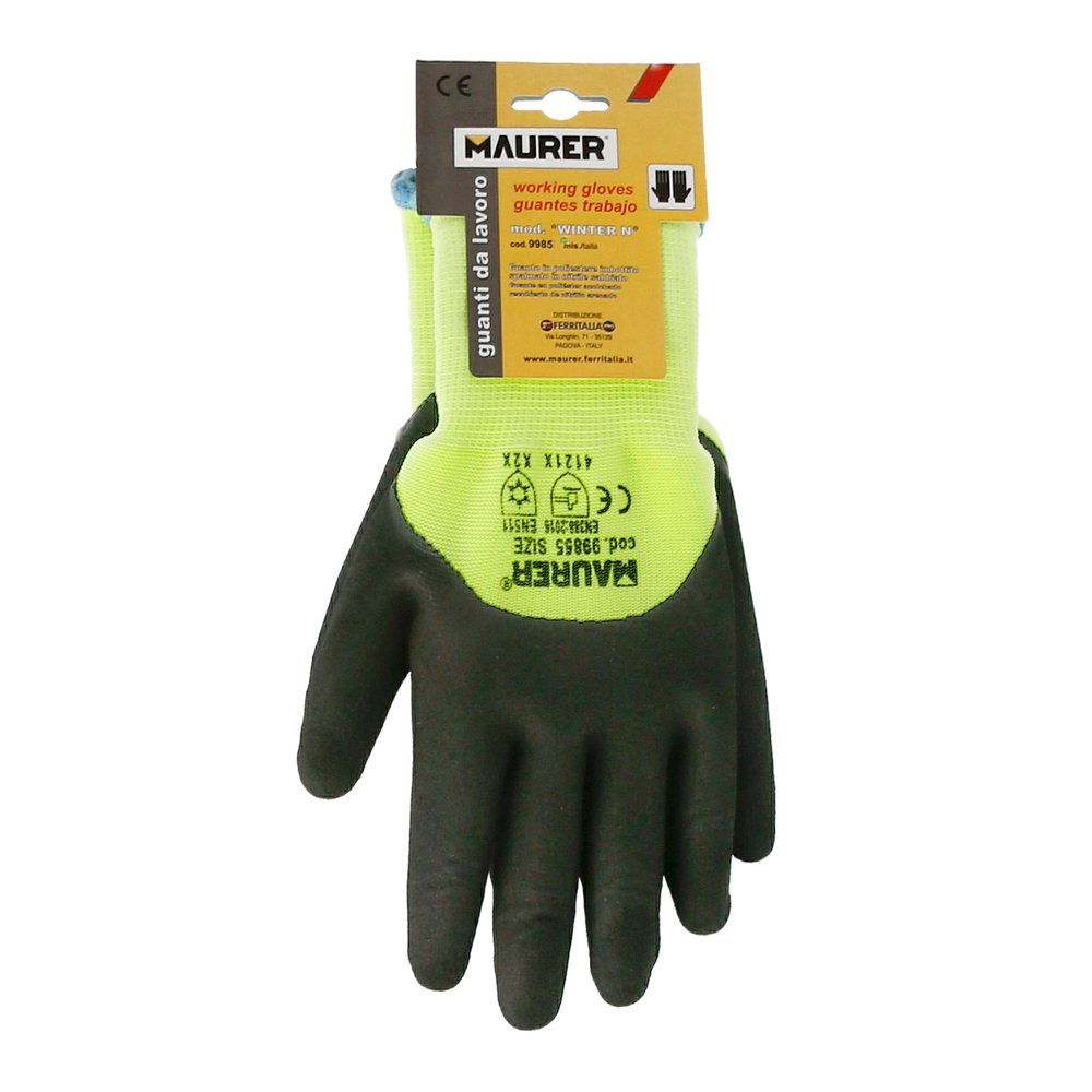 Guantes De Invierno Realizado En Poliester Acolchado Con Recubrimiento De FOAM Talla 9" (Par) - Imagen 3