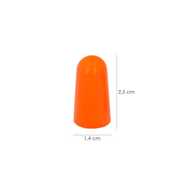 Tapón Espuma Pu Para Oídos Set 2 Tapones Snr 31 Db Trabajar, Dormir, Estudiar, Leer, Viajar, Ronquidos, Proteccion Auditiva. - Imagen 2