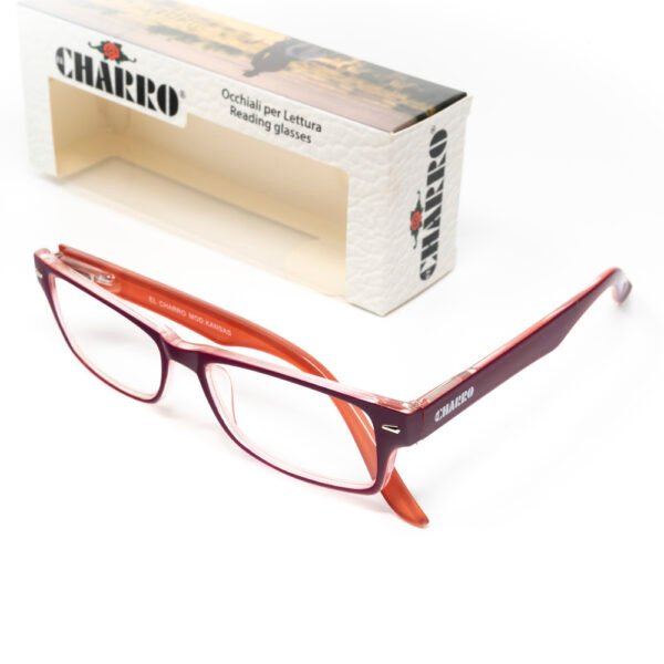 Gafas Lectura Kansas Morado / Naranja. Aumento +1,0 Gafas De Vista, Gafas De Aumento, Gafas Visión Borrosa - Imagen 3