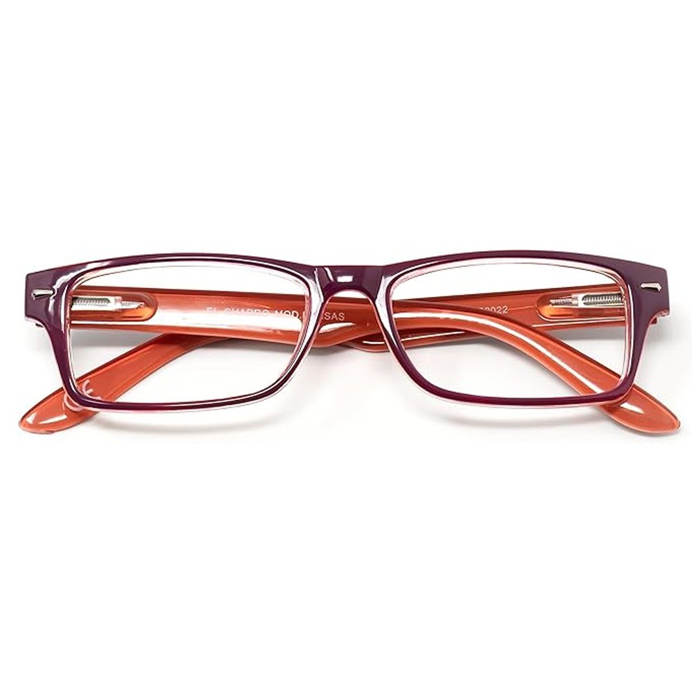Gafas Lectura Kansas Morado / Naranja. Aumento +1,0 Gafas De Vista, Gafas De Aumento, Gafas Visión Borrosa - Imagen 4