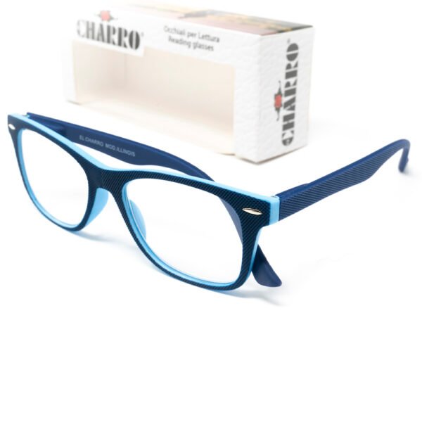 Gafas Lectura Illinois Azules. Aumento +2,0 Gafas De Vista, Gafas De Aumento, Gafas Visión Borrosa - Imagen 3