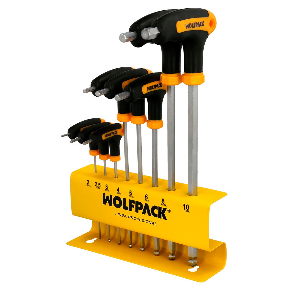 Soporte Para Llaves Allen Mango T Con Capacidad Para 8 Llaves, Organizador Llaves Allen - Imagen 4