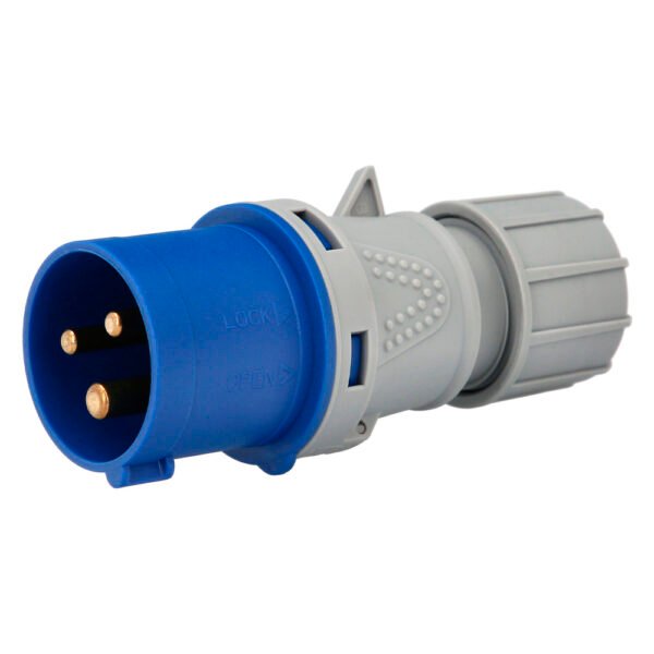 Clavija / Enchufe Industrial Monofasico 16 A. / 220 V.